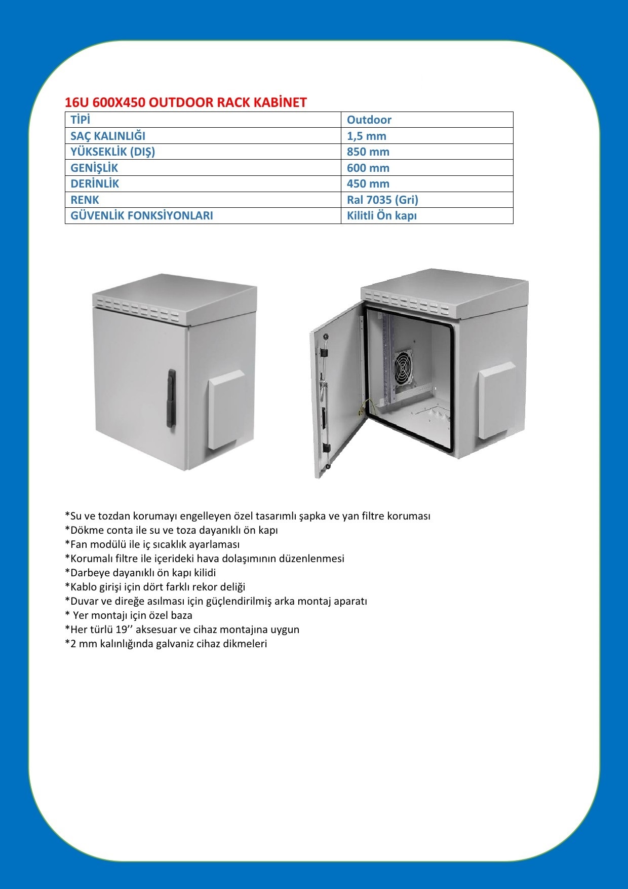 16U 600X450 OUTDOOR DATASHEET-1